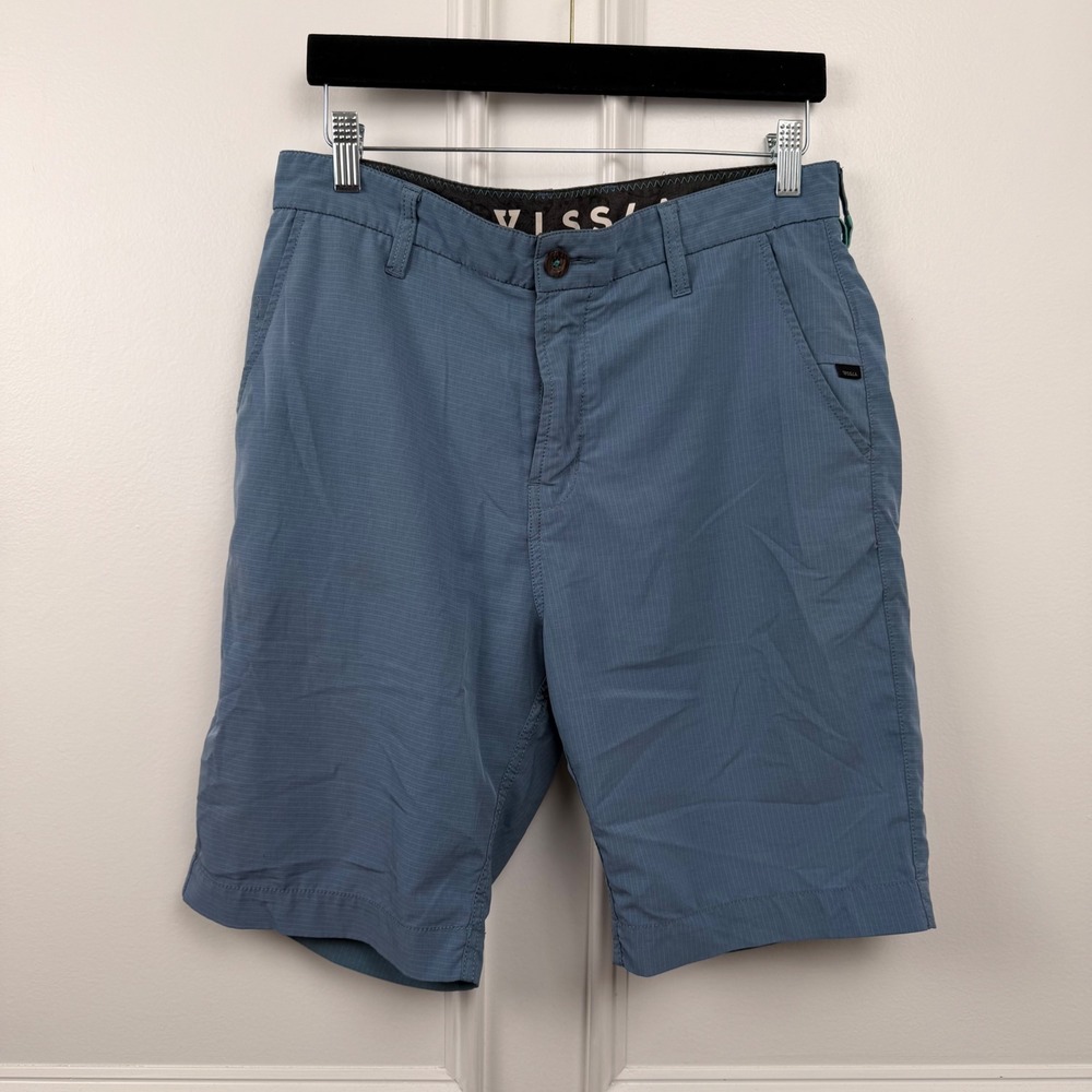 Vissla Mens Hybrid‎ Walkshorts Blue Recycled Stretch Board Shorts Size 30